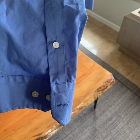 Merona blue button down shirt - men’s size L - Picture 6 of 6
